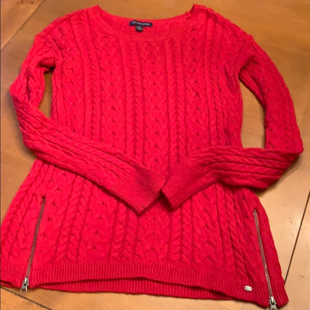 Red sweater